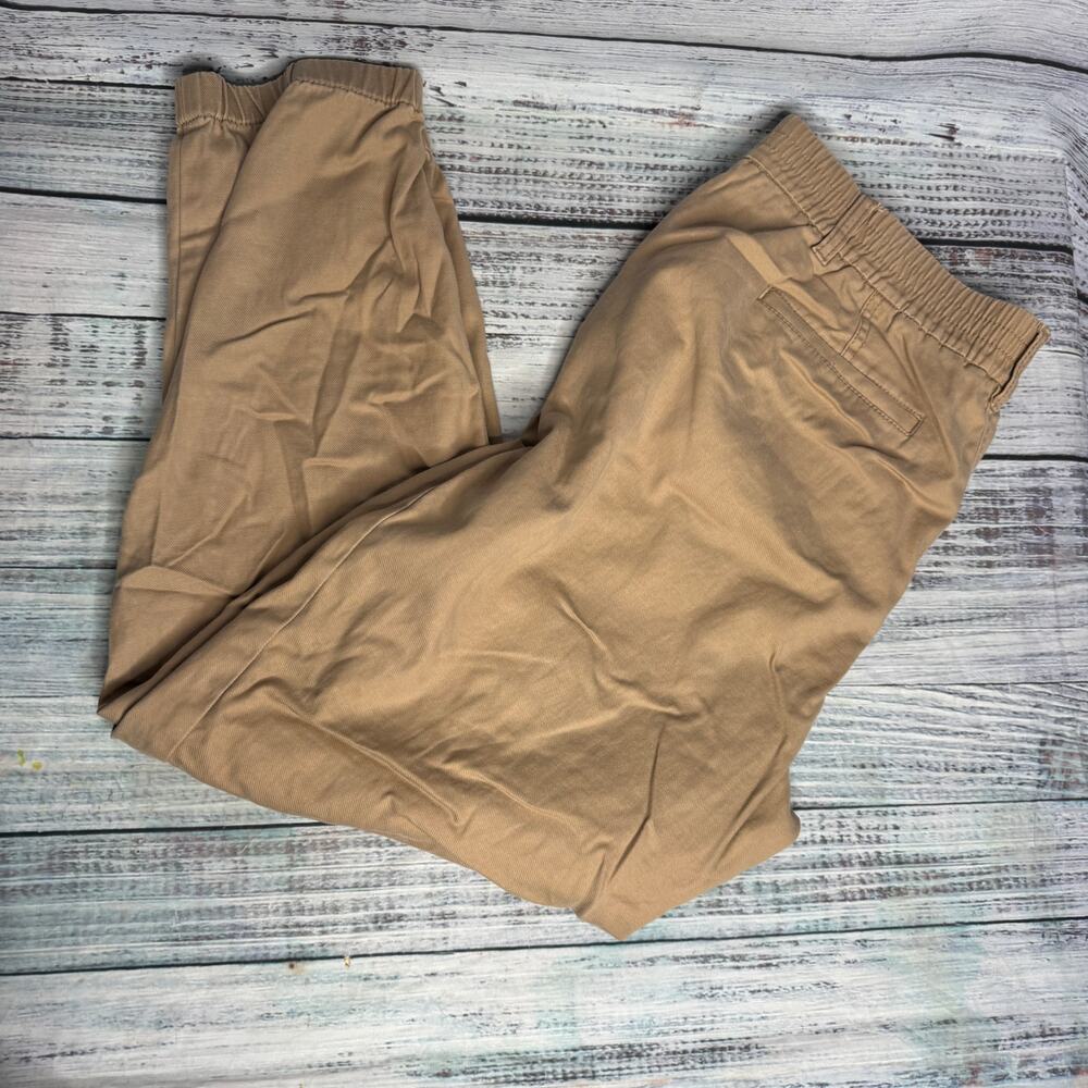 Talbots Khaki Jogger Womens Comfort Pants Large - Picture 5 of 5